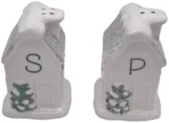 Christmas House Salt & Pepper Shaker Kitchen Decor Collection Salt And Pepper Bottle Set Of 2 -Peugeot Shop 21gPI9fS oL. AC