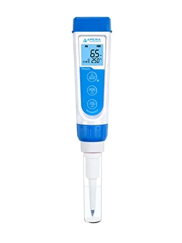 Apera Instruments AI311 Premium Series PH60 Waterproof PH Pocket Tester Kit, Replaceable Probe, ±0.01 PH Accuracy 8 Apera Instruments AI311 Premium Series PH60 Waterproof PH Pocket Tester Kit, Replaceable Probe, ±0.01 PH Accuracy - Image 8