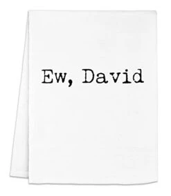 Funny Kitchen Towel, Fold In The Cheese, Flour Sack Dish Towel, Sweet Housewarming Gift, White -Peugeot Shop 21iIJ7kODL