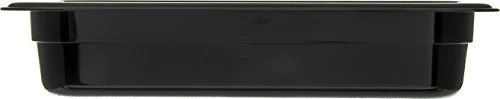 Carlisle FoodService Products 3086003 StorPlus High Heat Food Pan, 2.5" Deep, Third Size, Black, 1/3 Size (Pack Of 6) 1 Carlisle FoodService Products 3086003 StorPlus High Heat Food Pan, 2.5" Deep, Third Size, Black, 1/3 Size (Pack Of 6)