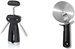OXO SteeL Winged Corkscrew With Removable Foil Cutter & SteeL Stainless Steel Bottle And Can Opener -Peugeot Shop 21nVG MnGIL. AC