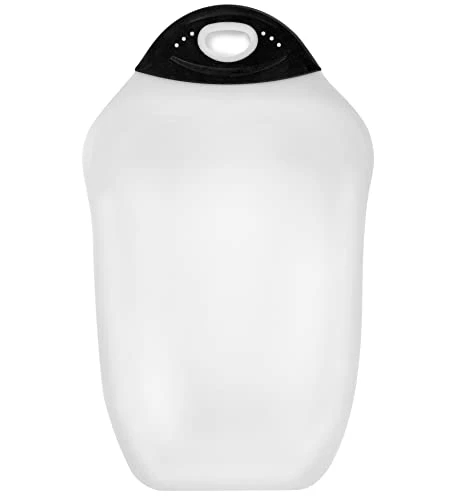 Chop & Scoop Cutting Board, 6.5 By 10.5 Inches, White With Black Handle 1 Chop & Scoop Cutting Board, 6.5 By 10.5 Inches, White With Black Handle