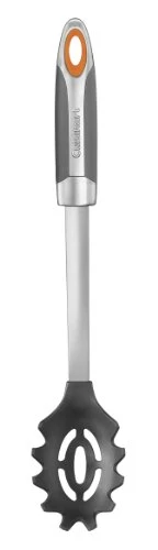 Cuisinart Attrezzo Nylon Pasta Server, Polished Chrome/Orange