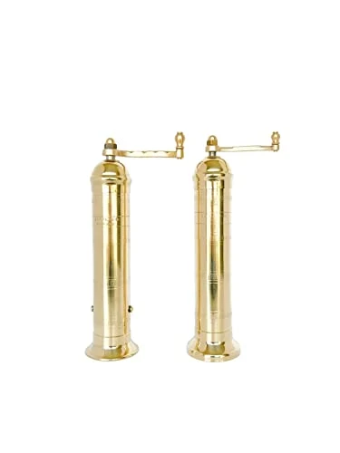 The Original European Pepper Mill 8'' Brass Pepper Mill 4 The Original European Pepper Mill 8'' Brass Pepper Mill - Image 4