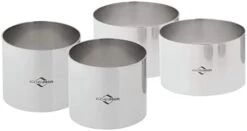 Küchenprofi Stainless Steel 6-Piece Forming Rings With Tamper/Pushers, Silver -Peugeot Shop 21xtFsgQ2L. AC