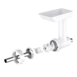 Sausage Stuffer Kit For Kitchenaid Plastic FGA Food Grinder Attachment, KitchenAid Sausage Attachment, 3 Stainless Steel Stuffing Tubes Plus 1 Retainer Ring -Peugeot Shop 21zACjA3siL