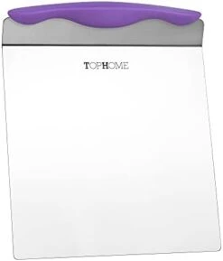Kitchen Baking Cake Safe Lifter Transfer Shovel Stainless Steel Cookie Spatula Bottom Mover Scraper Bread And Pizza Dough Cutter For Baking Homemade Pizza, Bread, Cake, Pie(Purple) -Peugeot Shop 21zJOeD9L. AC