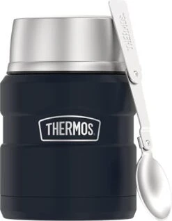 Thermos Stainless King Vacuum-Insulated Food Jar With Spoon, 16 Ounce, Matte Steel -Peugeot Shop 3108Q55TfL. AC