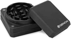 Herb Grinder Anodized Aluminum (Gun Metal 2 Layer) -Peugeot Shop 310FnwI75jL. AC