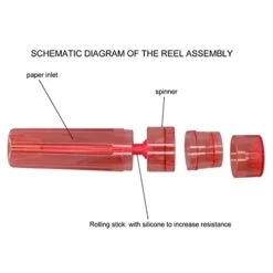 Herb Storage Grinder, Portable Cone Loader Transparent Herb Grinder For Rolling Paper (Red) 11 Herb Storage Grinder, Portable Cone Loader Transparent Herb Grinder For Rolling Paper (Red) -Peugeot Shop 310MPfp6HjL