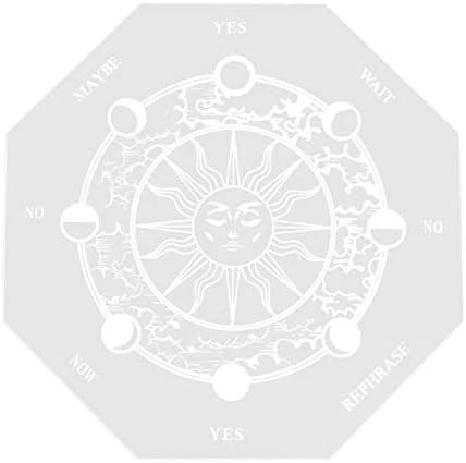 Pendulum Board Star Chart Mat Or Crystal Necklace For Beginner, Healing Dowsing Divination Metaphysical Message Board Positive Energy Close To Your Inner Self For Witchcraft Wiccan Altar Supplies 6 Pendulum Board Star Chart Mat Or Crystal Necklace For Beginner, Healing Dowsing Divination Metaphysical Message Board Positive Energy Close To Your Inner Self For Witchcraft Wiccan Altar Supplies - Image 6