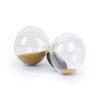 Biloba Puff Sand Timer/Hourglass Sand Timer - Inspired Glass/Home, Desk, Office Decor