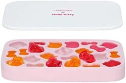Hello Kitty Ice Cube Tray With Lid Container & Scoop, Easy-Release Silicone & Flexible 24pcs Cute Kitty Ice Cubes For Chingling Cocktail And Milk Tea (Pink) -Peugeot Shop 311JXkk3icL. AC