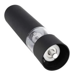 Salt Mill, Transparent Container Adjustable Thickness Stainless Steel Electric Salt Grinder Sturdy For Restaurant For Mung Bean 5 Salt Mill, Transparent Container Adjustable Thickness Stainless Steel Electric Salt Grinder Sturdy For Restaurant For Mung Bean -Peugeot Shop 311N6sqabuL