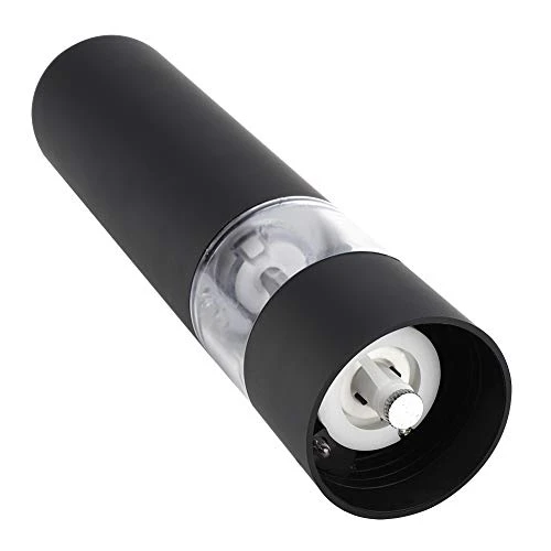 Salt Mill, Transparent Container Adjustable Thickness Stainless Steel Electric Salt Grinder Sturdy For Restaurant For Mung Bean 3 Salt Mill, Transparent Container Adjustable Thickness Stainless Steel Electric Salt Grinder Sturdy For Restaurant For Mung Bean - Image 3