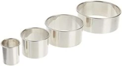 Plain Edge Round Cutters In Graduated Sizes, Stainless Steel, 11 Pc Set -Peugeot Shop 311kO2fIiL. AC