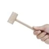 6PCS Solid Natural Wooden Crab Lobster Mallets Shellfish Hammers, Beechwood