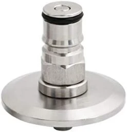 Semfeil Brew 1.5"Tri Clamp To Homebrew Beer Conry Keg Ball Lock Post SS304 Sanitary Brewer Fitting 50.5mm OD Ferrule SS Conical Fermenter Pressure Transfer (gas)19/32 -Peugeot Shop 312 tmPQB8L. AC