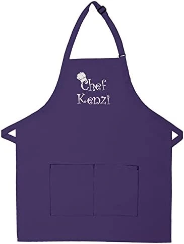 THE APRONPLACE Personalized Embroidered Chef Any Name Adult Apron 10 THE APRONPLACE Personalized Embroidered Chef Any Name Adult Apron - Image 10
