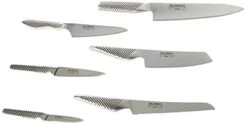 Global 35th Anniversary Special Edition 7-Piece Knife Set Containing 6 Knives & 1 Knife Block – Cromova 18 High Carbon Stainless Steel 5 Global 35th Anniversary Special Edition 7-Piece Knife Set Containing 6 Knives & 1 Knife Block – Cromova 18 High Carbon Stainless Steel -Peugeot Shop 312IF8bggTL