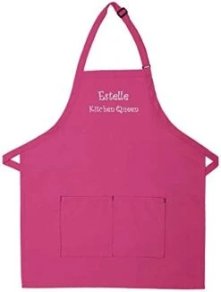 THE APRONPLACE Personalized Apron Embroidered Add Your Own Text, 2 Lines -Peugeot Shop 312NAeZ3Z5L. AC