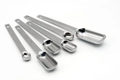 Heavy Duty Stainless Steel Metal Measuring Spoons For Dry Or Liquid, Fits In Spice Jar, Set Of 6 -Peugeot Shop 312OzvQd9WS