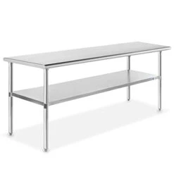 Stainless Steel Work Table 48 X 24 Inches, NSF Commercial Kitchen Prep Table With Under Shelf For Restaurant And Home 29 Stainless Steel Work Table 48 X 24 Inches, NSF Commercial Kitchen Prep Table With Under Shelf For Restaurant And Home -Peugeot Shop 312cCreISkL