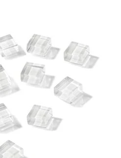 Refrigerator Magnets Fridge Magnets Cute Glass Magnets For Fridge Decorative Kitchen Office 24 Pack (White) -Peugeot Shop 312mcfch9fL