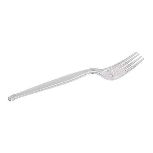 Dixie 7.13" Heavy-Weight Polystyrene Plastic Fork By GP PRO (Georgia-Pacific), Clear, FH017 , Case Of 1,000 2 Dixie 7.13" Heavy-Weight Polystyrene Plastic Fork By GP PRO (Georgia-Pacific), Clear, FH017 , Case Of 1,000 - Image 2