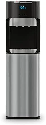 Brio CLBL420V2 Bottom Loading Water Cooler Dispenser For 3 & 5 Gallon Bottles - 3 Temperatures With Hot, Room & Cold Spouts, Child Safety Lock, LED Display With Empty Bottle Alert, Stainless Steel 6 Brio CLBL420V2 Bottom Loading Water Cooler Dispenser For 3 & 5 Gallon Bottles - 3 Temperatures With Hot, Room & Cold Spouts, Child Safety Lock, LED Display With Empty Bottle Alert, Stainless Steel - Image 6