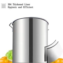 Electric Commercial Salad Spinner Large Inner Capacity (10kg Vegetable), 220V Stainless Steel Lettuce Spinner Vegetable Dryer For Canteens And Restaurants, One Key Switch 11 Electric Commercial Salad Spinner Large Inner Capacity (10kg Vegetable), 220V Stainless Steel Lettuce Spinner Vegetable Dryer For Canteens And Restaurants, One Key Switch -Peugeot Shop 314ErQFSOQL