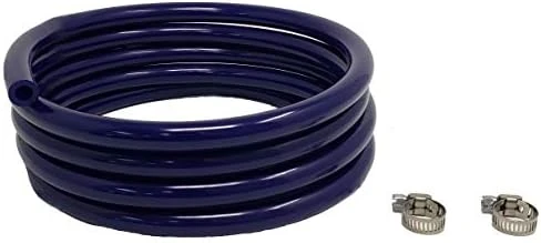 Red 5/16-Inch ID, 9/16-Inch OD Food Grade Vinyl Tubing, 10 FT CO2 Gas Line With 2 Hose Clamps, For Homebrewing, Kegerator, Draft Systems, Beer Air Hose, 1/4" Wall Thickness - Made In USA 2 Red 5/16-Inch ID, 9/16-Inch OD Food Grade Vinyl Tubing, 10 FT CO2 Gas Line With 2 Hose Clamps, For Homebrewing, Kegerator, Draft Systems, Beer Air Hose, 1/4" Wall Thickness - Made In USA - Image 2