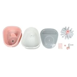 Salad Drainer, Effective Drying ABS Salad Spinner Manually For Kitchen (Pink) -Peugeot Shop 315D8MfWW6L