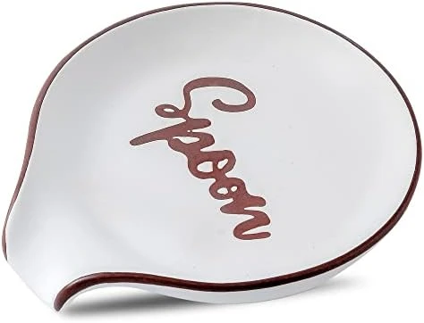 Ceramic Stable Spoon Rest, Extra Large Spoon Holder For Kitchen Counter/Counter Top/Stove Top, Dishwasher Safe, Modern White Farmhouse Kitchen Spoon Décor 8 Ceramic Stable Spoon Rest, Extra Large Spoon Holder For Kitchen Counter/Counter Top/Stove Top, Dishwasher Safe, Modern White Farmhouse Kitchen Spoon Décor - Image 8