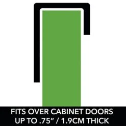 Steel Metal Wire Over Cabinet Towel Rack Storage Organizer - Hang On Cabinet Or Door - Towel Bar Holder For Kitchen - Holds Hand Towels, Washcloths - Spira Collection - Matte Black 15 Steel Metal Wire Over Cabinet Towel Rack Storage Organizer - Hang On Cabinet Or Door - Towel Bar Holder For Kitchen - Holds Hand Towels, Washcloths - Spira Collection - Matte Black -Peugeot Shop 316N6ww8iCL