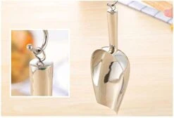 Stainless Steel Scoop For Ice, 9.6 Inch Metal Food Scoop Kitchen Bar Party Wedding Heavy Duty Dishwasher Safe - 8 Oz 9 Stainless Steel Scoop For Ice, 9.6 Inch Metal Food Scoop Kitchen Bar Party Wedding Heavy Duty Dishwasher Safe - 8 Oz -Peugeot Shop 316NjfdpbWL