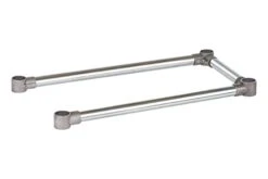 Open Base Work Table Bracing - 24 X 36 Inch Table Stabilizing Leg Cross Braces - Fits Commercial Food Prep Stainless Steel Or Maple Wood Worktable By DuraSteel -Peugeot Shop 316gSLPjDkL