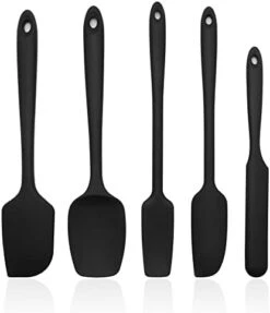 Silicone Spurtle Set, Silicone Spatula Set, Heat Resistant Cooking Utensil For Nonstick Cookware, Serving，Baking, Whisking, Smashing, Scooping, Spreading, 4 Piece -Peugeot Shop 3175XPAuaoL. AC