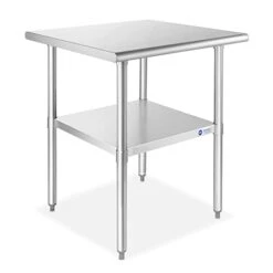 Stainless Steel Work Table 48 X 24 Inches, NSF Commercial Kitchen Prep Table With Under Shelf For Restaurant And Home 23 Stainless Steel Work Table 48 X 24 Inches, NSF Commercial Kitchen Prep Table With Under Shelf For Restaurant And Home -Peugeot Shop 317MIFhgXTL