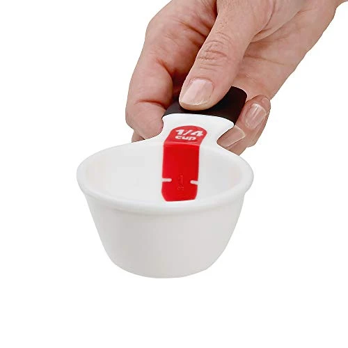 Cook Touch Dry Measuring Cup Set, Multi, White 6 Cook Touch Dry Measuring Cup Set, Multi, White - Image 6