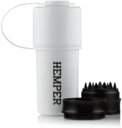 EMPER Keeper 3-IN-1 Grinder + Storage System With Smell Proof Storage With Travel Ready Tether Strap | Lightweight -Peugeot Shop 317posR6hvL. AC