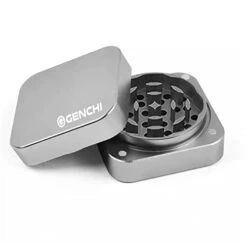 Herb Grinder Anodized Aluminum (Gun Metal 2 Layer)