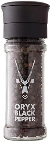 Black Pepper Grinder By Oryx | Refillable Ceramic Pepper Mill | Premium Whole Black Peppercorns | Pair With Oryx Desert Salt Grinder | 50g / 1.26 Oz. Peppercorn Grinder 14 Black Pepper Grinder By Oryx | Refillable Ceramic Pepper Mill | Premium Whole Black Peppercorns | Pair With Oryx Desert Salt Grinder | 50g / 1.26 Oz. Peppercorn Grinder - Image 14