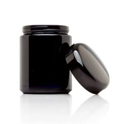 250 Ml (8.5 Fl Oz) Tall Black Ultraviolet Refillable Empty Glass Screw Top Jar 10-Pack 8 250 Ml (8.5 Fl Oz) Tall Black Ultraviolet Refillable Empty Glass Screw Top Jar 10-Pack -Peugeot Shop 318WCLc4LwL