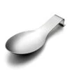 Stainless Steel Spoon Rest, Spatula Ladle Holder, Heavy Duty, Dishwasher Safe
