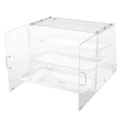 3-Tier Pastry Display Case, Acrylic Medium