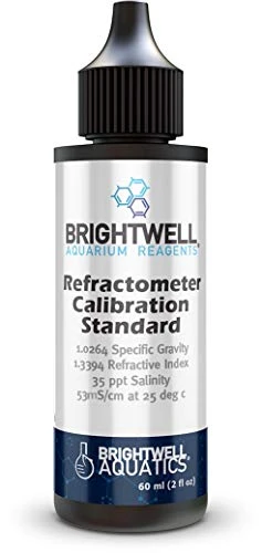 Brightwell Aquatics Refractometer Calibration Standard, Accurate Reference For The Calibration Of Seawater Refractometers, Hydrometers & Other Density Measuring Equipment, RES60