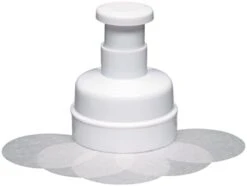 KitchenCraft Beef Burger Press With 100 Wax Discs In Gift Box, Plastic -Peugeot Shop 31A2tTluiwL. AC