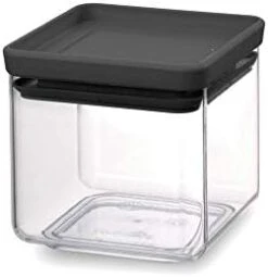 Brabantia Tasty+ Stackable Food Canister (Dark Gray / 0.66 Gal) BPA-Free Space-Saving Durable Jar With Silicone Seal Lid For Freshness 15 Brabantia Tasty+ Stackable Food Canister (Dark Gray / 0.66 Gal) BPA-Free Space-Saving Durable Jar With Silicone Seal Lid For Freshness -Peugeot Shop 31AAUAAoigL. AC