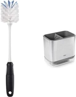 OXO Good Grips Stainless Steel Sinkware Caddy & Good Grips Bottle Brush, 12" H 13 OXO Good Grips Stainless Steel Sinkware Caddy & Good Grips Bottle Brush, 12" H -Peugeot Shop 31ALdYqraRL. AC